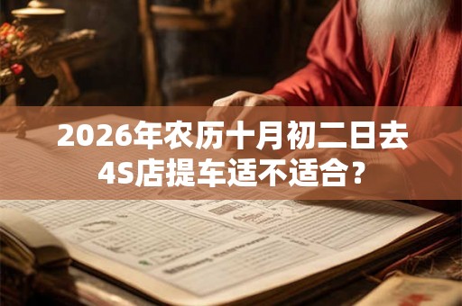 2026年农历十月初二日去4S店提车适不适合？