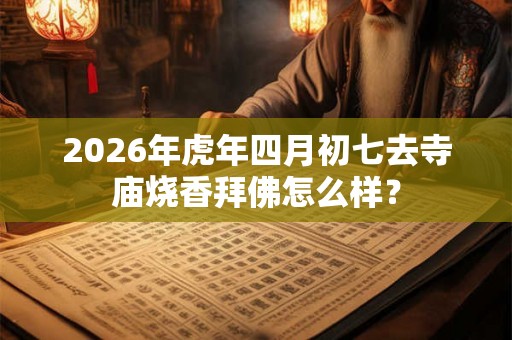 2026年虎年四月初七去寺庙烧香拜佛怎么样？