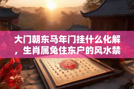 大门朝东马年门挂什么化解，生肖属兔住东户的风水禁忌