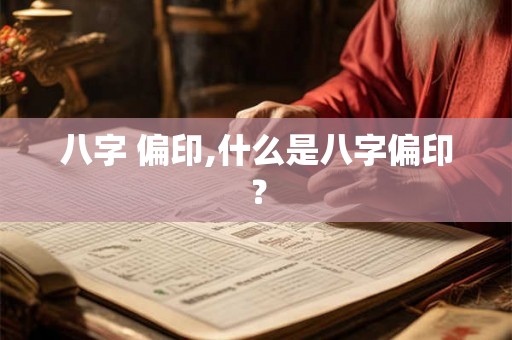 八字 偏印,什么是八字偏印？