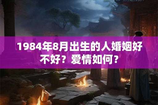 1984年8月出生的人婚姻好不好？爱情如何？