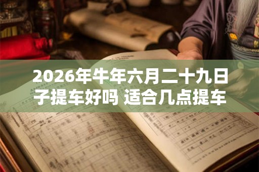 2026年牛年六月二十九日子提车好吗 适合几点提车
