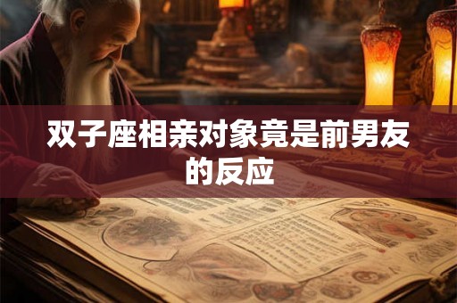 双子座相亲对象竟是前男友的反应