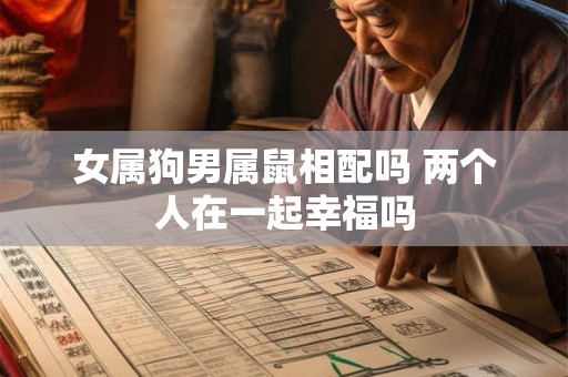 女属狗男属鼠相配吗 两个人在一起幸福吗 女属狗男属鼠相配吗 两个人在一起幸福吗