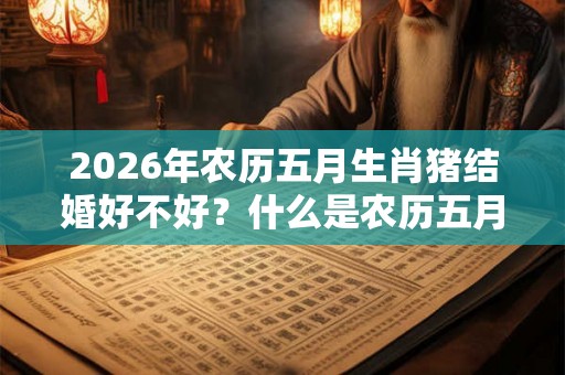 2026年农历五月生肖猪结婚好不好？什么是农历五月？