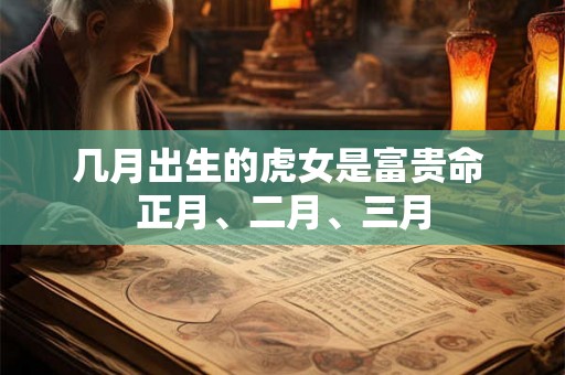 几月出生的虎女是富贵命 正月、二月、三月 几月出生的虎女是富贵命 正月、二月、三月