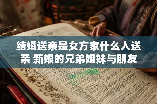 结婚送亲是女方家什么人送亲 新娘的兄弟姐妹与朋友