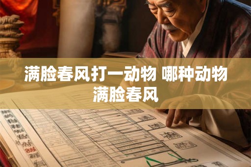 满脸春风打一动物 哪种动物满脸春风