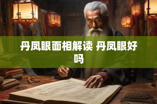 丹凤眼面相解读 丹凤眼好吗