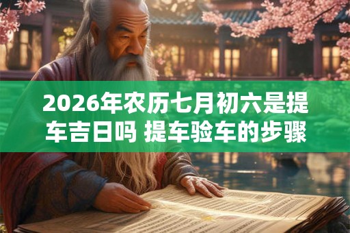 2026年农历七月初六是提车吉日吗 提车验车的步骤