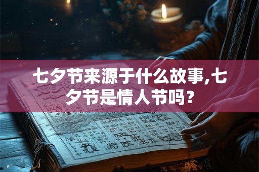 七夕节来源于什么故事,七夕节是情人节吗? 七夕节来源于什么故事,七夕节是情人节吗?