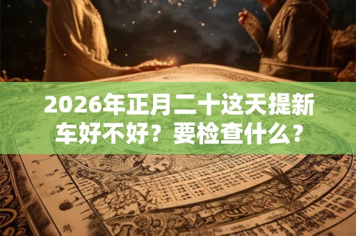 2026年正月二十这天提新车好不好？要检查什么？