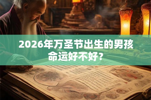 2026年万圣节出生的男孩命运好不好？