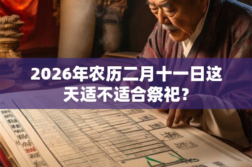 2026年农历二月十一日这天适不适合祭祀？