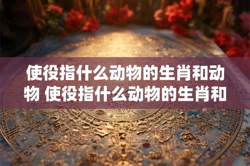 使役指什么动物的生肖和动物 使役指什么动物的生肖和动物生肖