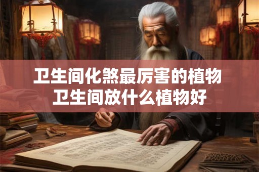 卫生间化煞最厉害的植物 卫生间放什么植物好