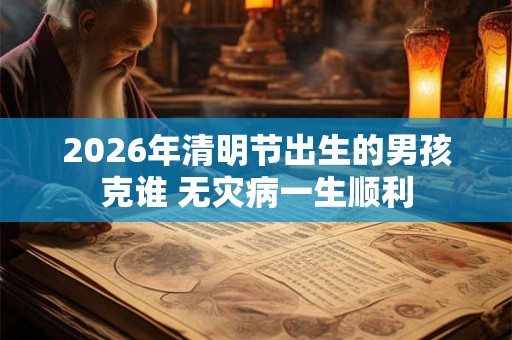 2026年清明节出生的男孩克谁 无灾病一生顺利