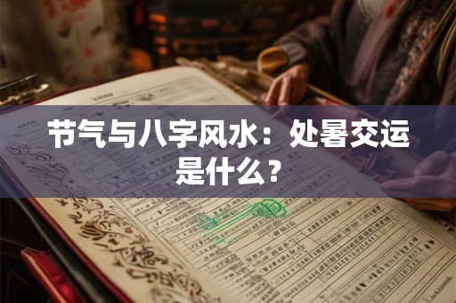 节气与八字风水：处暑交运是什么？