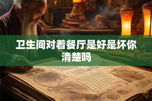 卫生间对着餐厅是好是坏你清楚吗 卫生间对着餐厅是好是坏你清楚吗