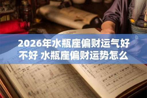 2026年水瓶座偏财运气好不好 水瓶座偏财运势怎么样 2026年水瓶座偏财运气好不好 水瓶座偏财运势怎么样