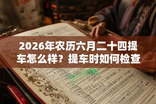 2026年农历六月二十四提车怎么样？提车时如何检查新车的发动机？
