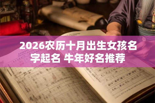 2026农历十月出生女孩名字起名 牛年好名推荐 2026农历十月出生女孩名字起名 牛年好名推荐