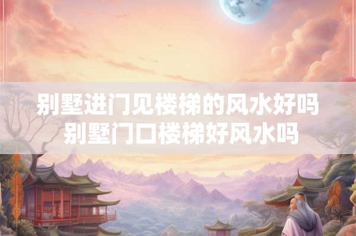 别墅进门见楼梯的风水好吗 别墅门口楼梯好风水吗 别墅进门见楼梯的风水好吗 别墅门口楼梯好风水吗