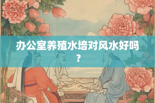 办公室养殖水培对风水好吗? 办公室养殖水培对风水好吗?