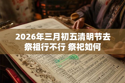 2026年三月初五清明节去祭祖行不行 祭祀如何