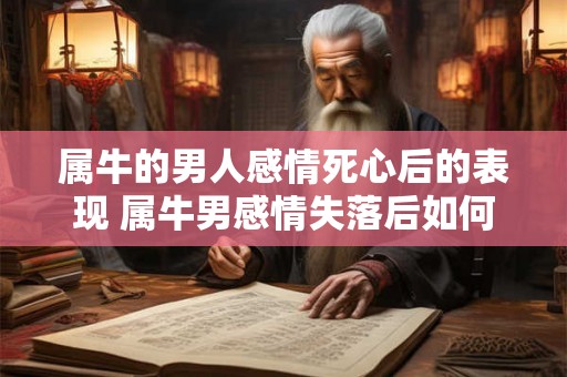 属牛的男人感情死心后的表现 属牛男感情失落后如何表现
