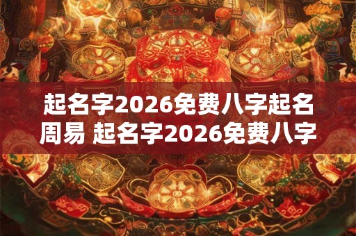 起名字2026免费八字起名周易 起名字2026免费八字起名周易若宸延霖