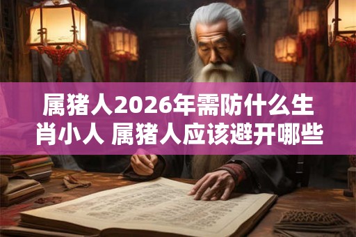 属猪人2026年需防什么生肖小人 属猪人应该避开哪些人