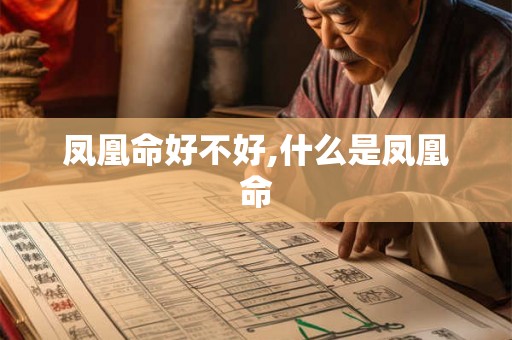 凤凰命好不好,什么是凤凰命