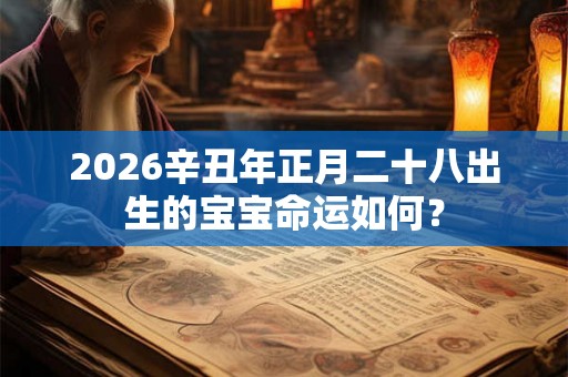 2026辛丑年正月二十八出生的宝宝命运如何? 2026辛丑年正月二十八出生的宝宝命运如何?