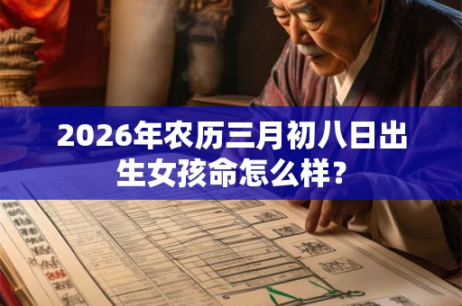 2026年农历三月初八日出生女孩命怎么样？