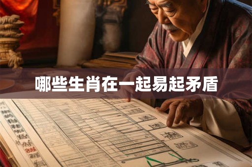 哪些生肖在一起易起矛盾