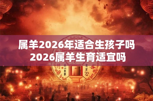 属羊2026年适合生孩子吗 2026属羊生育适宜吗