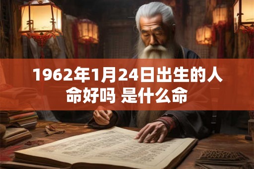 1962年1月24日出生的人命好吗 是什么命 1962年1月24日出生的人命好吗 是什么命