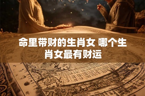 命里带财的生肖女 哪个生肖女最有财运 命里带财的生肖女 哪个生肖女最有财运