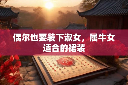 偶尔也要装下淑女,属牛女适合的裙装 偶尔也要装下淑女,属牛女适合的裙装
