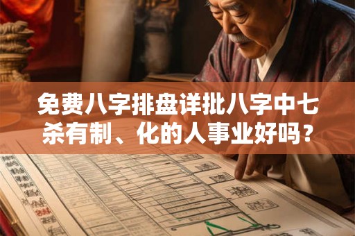 免费八字排盘详批八字中七杀有制、化的人事业好吗？