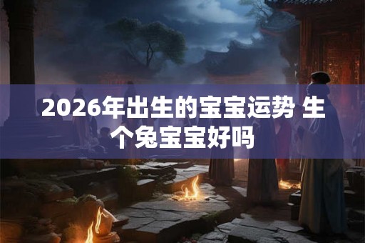 2026年出生的宝宝运势 生个兔宝宝好吗