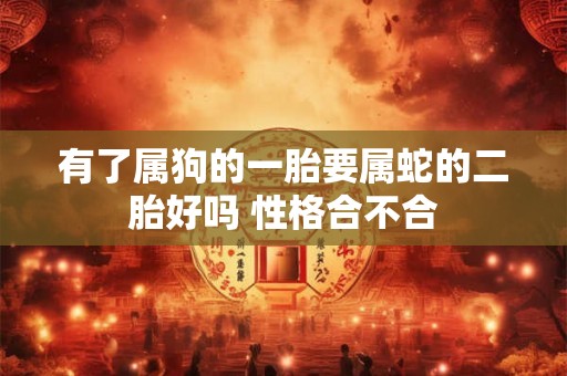 有了属狗的一胎要属蛇的二胎好吗 性格合不合 有了属狗的一胎要属蛇的二胎好吗 性格合不合