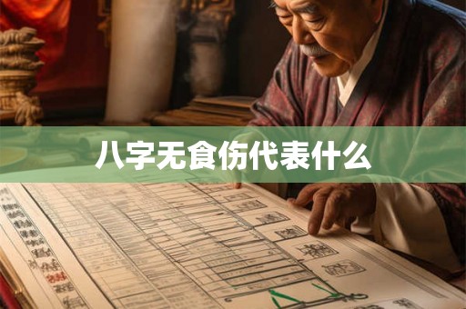 八字无食伤代表什么 八字无食伤代表什么