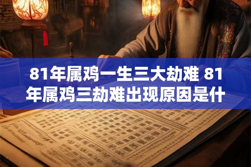 81年属鸡一生三大劫难 81年属鸡三劫难出现原因是什么
