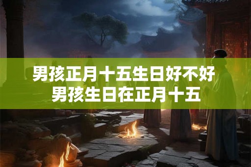 男孩正月十五生日好不好 男孩生日在正月十五