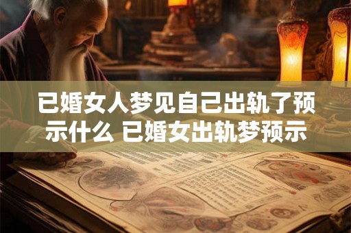 已婚女人梦见自己出轨了预示什么 已婚女出轨梦预示何