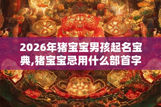 2026年猪宝宝男孩起名宝典,猪宝宝忌用什么部首字? 2026年猪宝宝男孩起名宝典,猪宝宝忌用什么部首字?