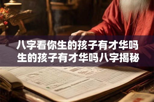 八字看你生的孩子有才华吗 生的孩子有才华吗八字揭秘 八字看你生的孩子有才华吗 生的孩子有才华吗八字揭秘