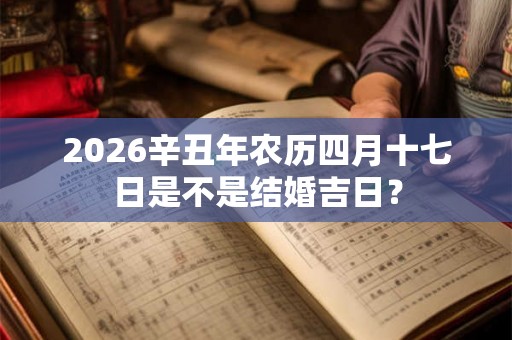 2026辛丑年农历四月十七日是不是结婚吉日？